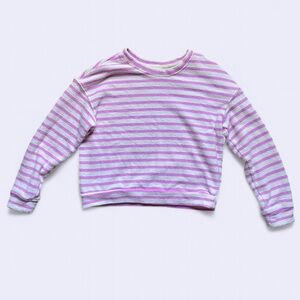 7/$20 Cat & Jack Striped Kids Shirt in Pink and White